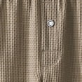 thumbnail image 5 of Ceisia Men's Waffle Knit Boxer Shorts with Elastic Waist and Front Fly Army Green XXL Gifts for Father, 5 of 5