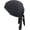 Black, variant on Sweat Wicking Beanie Cap Hat, Skull Cap Pirate Hat Bandana Head Wrap for Men and Women