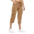 thumbnail image 6 of hotojiny Cargo Capri Pants for Women High Waisted Loose Fit Casual Capris Trousers Outdoor Hiking Cropped Pants for Travel Work, 6 of 6