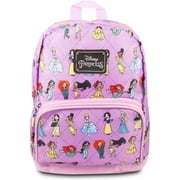 DECADE WEST Fast Forward New York Disney Princess Mini Backpack for Women -- Canvas Disney Princess Backpack Purse Shoulder Bag for Adults, Teens Disney Princess Princess Mini Backpack