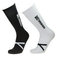 thumbnail image 1 of Tape Design - Black Long Grip-Performance Socks (Adult), 1 of 1