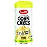 Galil All Natural Thin with a Touch of Sea Salt Gluten Free Corn Cakes KFP - Pack of 3