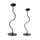 thumbnail image 4 of Candelabro de Metal con forma de pilar, candelabro para regalos de cumpleaños, soporte de vela ornamental para fiestas, mesa de boda, 2 uds., 4 of 7