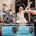 thumbnail image 4 of WWS-Rechargeable Bubble Machine for Kids Toddlers, Rotatable Bubble Blower with 38000+ Bubbles Per Minute, Automatic Bubble Maker Machine for Toddlers, Bubble Machine for Parties, Birthday Wedding, B, 4 of 4