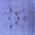 thumbnail image 1 of Ahgly Company Indoor Square Oriental Blue Industrial Area Rugs, 5' Square, 1 of 4