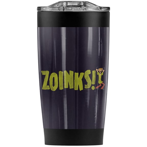 Scooby Doo Zoinks Stainless Steel Tumbler 20 oz Coffee Travel Mug/Cup, Vacuum Insulated & Double Wall with Leakproof Sliding Lid | Great for Hot Drinks and Cold Beverages