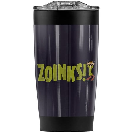 

Scooby Doo Zoinks Stainless Steel Tumbler 20 oz Coffee Travel Mug/Cup Vacuum Insulated & Double Wall with Leakproof Sliding Lid | Great for Hot Drinks and Cold Beverages