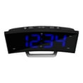 thumbnail image 5 of La Crosse Technology 1.8 inch Corded Electric Curved Blue LED Atomic Dual Alarm Clock, 617-249, 5 of 6