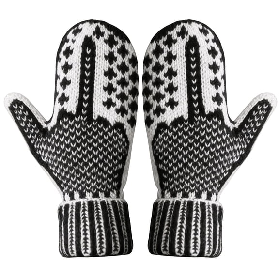 Hidden Finger Knit Mittens for Women and Men, Warm Outdoor Gloves with Soft Skin-Friendly Material for Winter, Driving, and Daily Wear