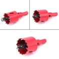 thumbnail image 2 of SEIWEI 60-100 mm HSS Titanium Drill Bit Hole Saw Metal Hole Saw with Rod M42 High Speed Steel Hole Cutter (1PCS, 65mm), 2 of 6