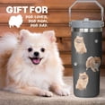 thumbnail image 6 of Pomeranian Gift for Dog Lover,30 oz Pomeranian Tumbler Stainless Steel Insulated with Handle (Pomeranian-Black, 30 oz), 6 of 6