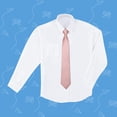 thumbnail image 4 of Pink Ties for Boys Pre-Tied Children's Necktie Age 8-12 Adjustable Weddings Solid Kids Tie, 4 of 7
