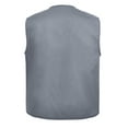 thumbnail image 6 of TOPTIE 5 Packs Supermarket Work Vest Volunteer Activity Event Waistcoat with Pockets-Gray-XL, 6 of 7