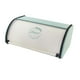 thumbnail image 1 of Panera de hierro, contenedor de almacenamiento de cocina con tapa enrollable, pan multiusos Blanco Verde L, 1 of 9
