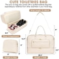 thumbnail image 3 of Bolsa de viaje de fin de semana LUOCIP para mujer: grande con compartimento para zapatos, 3 of 7