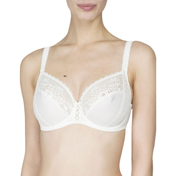 Buy Green Scallop Lace Full Cup Underwired Bra 36A, Bras