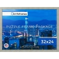 thumbnail image 3 of ArtToFrames 32x24 Inch - 81.28x60.96 CM Gray Puzzle Frame for 1500 piece Puzzles.1.25 Inch Custom MDF Puzzle Frames, Classic Silver - Comes with Economy Acrylic, 3 of 6