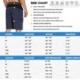 thumbnail image 5 of Hiauspor Men's Loose Quick Dry Shorts with 5 Pockets for Cycling Hiking Fishing Outdoors Navy S, 5 of 5