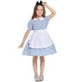 thumbnail image 6 of XXWXYD Girls German Bavarian Dirndl Dress Kids O𝐤toberfest with Apron Halloween B𝐞er Festival Pa𝐫𝐭y Outfit Traditional Dress, 6 of 6
