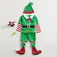 thumbnail image 4 of FDDMis Baby Girl Christmas Outfit Boys Christmas Size 7 Toddler Christmas Boy Newborn Boy Outfits Girl 4t Clothes Boys 12-18 Month Clothes 6 Months, Green 4-5 Years, 4 of 8