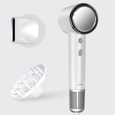 Tideway High-speed Hair Dryer Titanium Edition blow dryer Brushless Motor & Ionic Technology 4 Temperature Settings Thermo Control Technology Ergonomic Design