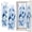 Color 2, variant on 2 Pcs School Locker Magnetic Wallpaper 12" x 36" Vibrant Flamingo Tropical Jungle Exotic Flowers Leaves Reusable Removable Locker Accessories Back to School Supplies