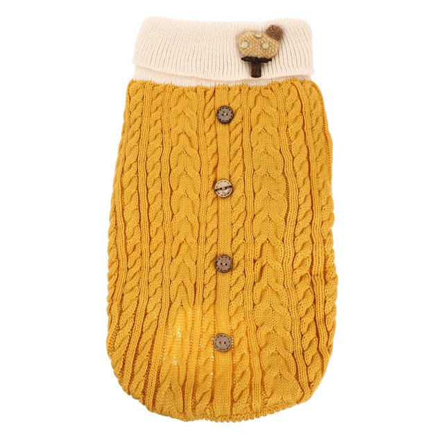 KAKOWELY 1 suéter de invierno para mascotas, cuello alto, disfraz para perros pequeños, ropa para cachorros