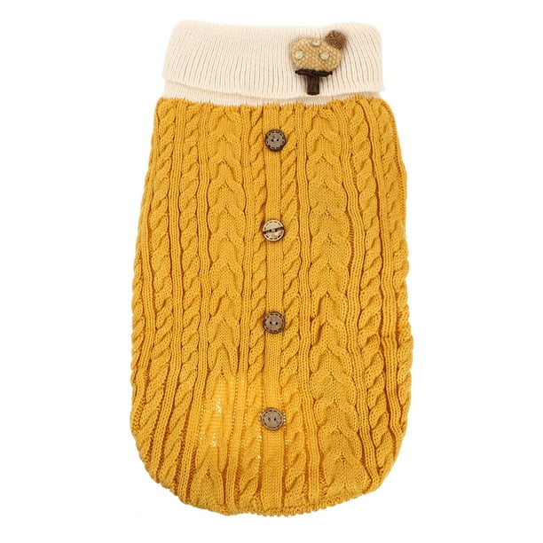 KAKOWELY 1 suéter de invierno para mascotas, cuello alto, disfraz para perros pequeños, ropa para cachorros
