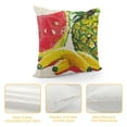 thumbnail image 4 of Qinduosi Summer Pineapple Watermelon Decorative Throw Pillow Cover , Watercolor Tropical Fruit Farmhouse Cushion Case Decor, Seasonal Home Decoration for Sofa Couch White, 4 of 5