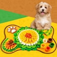 thumbnail image 2 of Pet Snuffle Mat for Large Small Dog Foraging Smell Training Interactive Feed Puzzle Toys Puppy Dogs Stress Relief Sniffing Mat (As the picture shown), 2 of 7