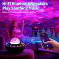 thumbnail image 5 of Star Projector,3 in 1 LED Galaxy Projector W/ Remote Control,Multiple Lighting Modes Music Rhythm Bluetooth Speaker & Timer,Night Light Starry Projector for Kids Baby Party Bedroom Home Decor,White, 5 of 10