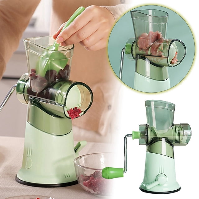 Creatine Manual Function Vegetable Chopper Hand Cranked Meat Grinder Household Chopper Purpose Manual