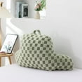 thumbnail image 2 of Reading Pillow Checkered Bed Rest Wedge Backrest Checkerboard Pillow with Arms Back Support for Sitting Up in Bed Cushion Incline Rest Sleeping Snoring Pillow, 2 of 9