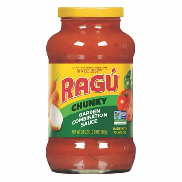 2 Pack - Ragu Chunky Garden Combination Pasta Sauce - 24 oz Packaging may vary