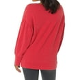 thumbnail image 2 of Women's Scarlet Nebraska Huskers Brooklyn Pullover Sweatshirt, 2 of 2