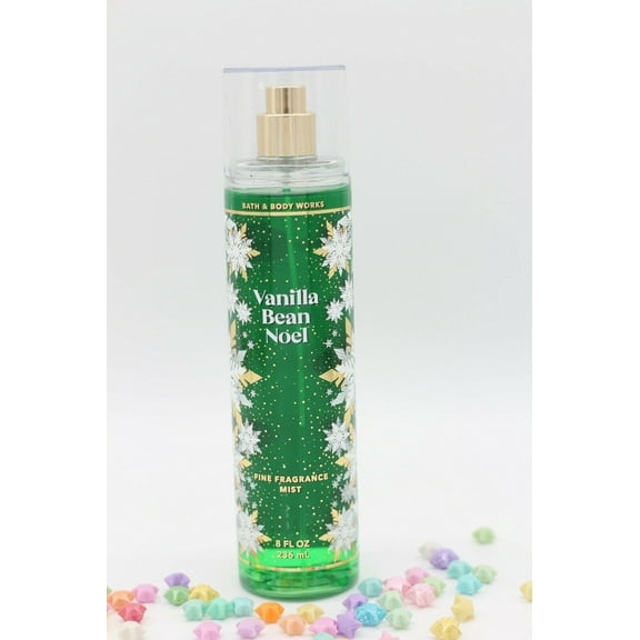 BATH AND BODY WORKS Vanilla Bean Noel Fine Fragrance Body Mist  Spray 8 oz New