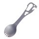 thumbnail image 1 of Shisuyan Spork Compact 1ensemble Argent 5.9x1.7x0.2In Acier Inoxydable, 1 of 8