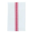 thumbnail image 4 of Arkwright Kitchen Herringbone Tea Towels, Pack of 12, White with Red Stripe, 100% Cotton, 15 x 25 in, 4 of 5
