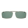 thumbnail image 3 of Solar Shield Dioptics Unisex Rectangle Fashion Sunglasses Gunmetal, 3 of 7