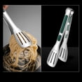 thumbnail image 4 of Monstrate Alimento Tong BBQ Grill Filete Pan Clip Herramientas de cocina Acero inoxidable Antideslizante Conveniente Carne Buffet Cake Cubiertos Type2 NO2, 4 of 6