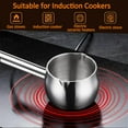 thumbnail image 4 of 0.5qt Long Handle Stainless Steel Saucepan, 4 of 7