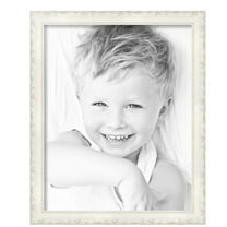 ArtToFrames 16" x 20" Classic White Picture Frame, 16x20 inch White Wood Poster Frame (WOM-5004), Pack