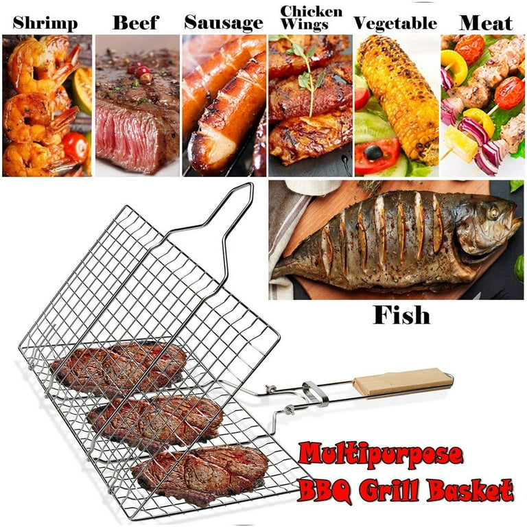 Hamburger grilling basket cheap