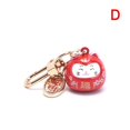thumbnail image 4 of 1PC Japanese Cute Lucky Cat KeyChains Car Bag Decor Water Sound Bell Pendent Charm, 4 of 8