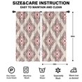 thumbnail image 2 of Blackout Kids Curtains,Beige Geometric Diamond Striped Pattern Childrens Insulated Curtains Set Of 2,Bedroom Essentials,Toddler Room Decor 42x84in(106x213cm), 2 of 5