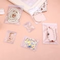thumbnail image 4 of ZHAOCHENG 120 Piezas Bolsas de Joyería de Plástico Transparente, Bolsas de Plástico Impermeables con Cremallera Bolsa de Almacenamiento Antioxidante Bolsas con Cremallera para Joyería Collares Pendien, 4 of 5