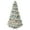 Green & White, variant on EDX 4.5ft Pre-lit Artificial Christmas Tree, Prelighted Green Artificial Xmas Tree, With 347 Branch Tips, 120 Incandescent Lights & Foldable Base, For Home, Office, Party Decor
