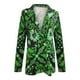 thumbnail image 4 of Pntutb Moda de verano para mujer Color sólido Delgado Manga larga Traje de doble botonadura Chaqueta pequeña Liquidación Pntutb Pntutb-410, 4 of 5