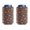 Brown Rainbow, variant on 2 Pieces Can Cooler Sleeves Insulated Collapsible Can Sleeves Green Leaf Botanical Soda Beer Can Covers for Energy Drink & Beer