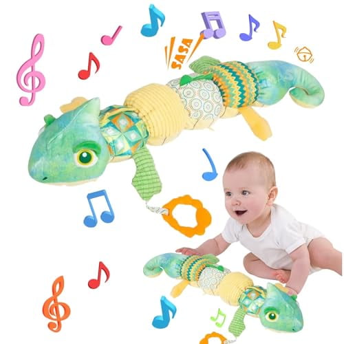 Baby Toys 0-3-6-12 Months Musical Plush Caterpillar Toy,Newborn Toys with Crinkle and Rattles,Baby Sensory Toys,Newborn Boy Girl Gifts.